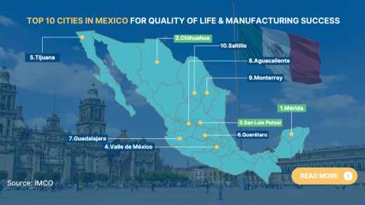 Skilled manufacturing workers collaborating on production lines, highlighting the dynamic workforce in Mexico